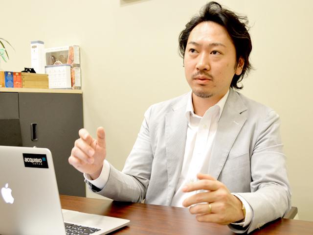 取締役の倉内伸幸氏
数年以内にナンバーワンを目指したいと話す。