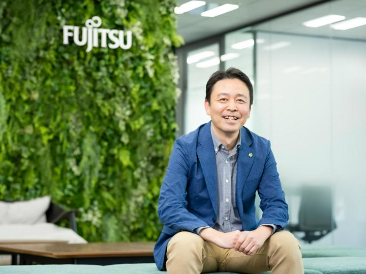 富士通株式会社のインタビュー写真
