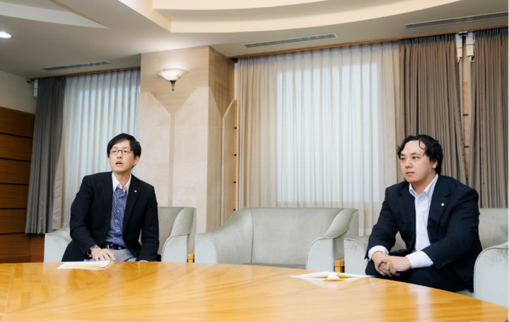 ワタキューホールディングス株式会社のインタビュー写真