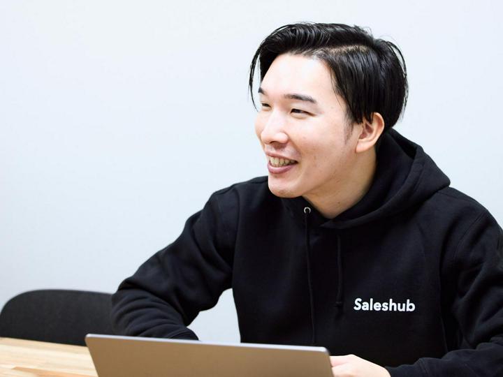 株式会社Saleshubのインタビュー写真