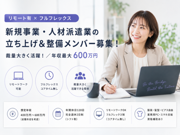 募集している求人：人材派遣事業担当