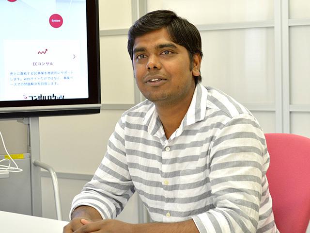 インドや韓国出身のスタッフも活躍中。国籍や出身地などに左右されない働きやすさがある。