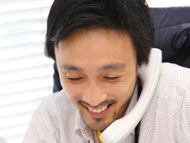 クライアントからの嬉しい報告。喜びが顔から分かります。