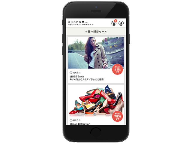 スマートフォンに特化したEC