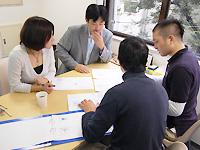 ミーティングもアットホームな雰囲気