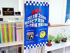 オフィシャルサポーターとして支援している<br/>サッカークラブ「町田ゼルビア」