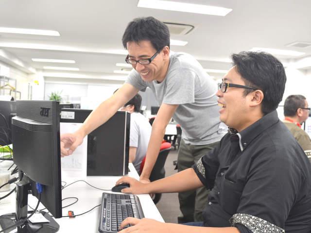 社内の雰囲気は穏やかで、メンバー間のコミュニケーションが盛んで、和気藹々としている。