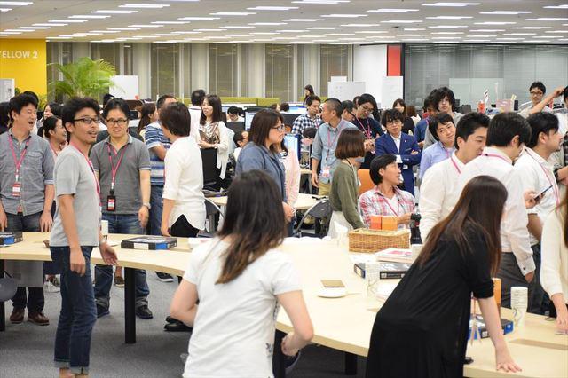 ピザパーティーの様子