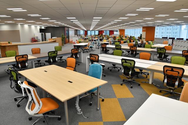 オフィスの風景。