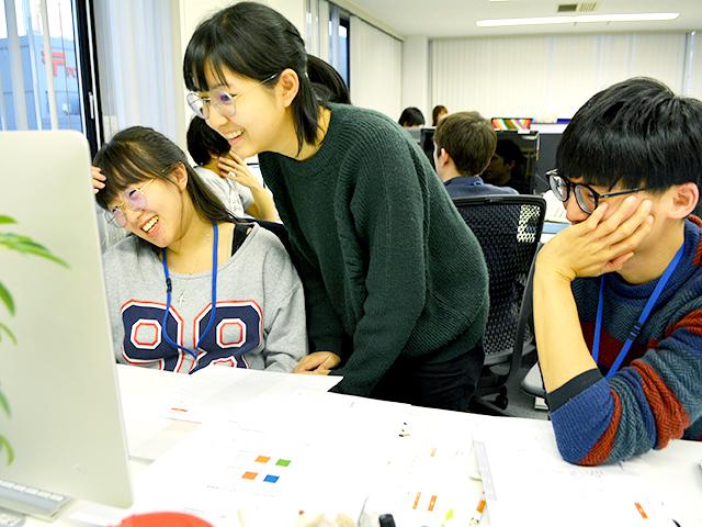 多国籍から成るメンバーで楽しく和気あいあいとしたオフィスだ。