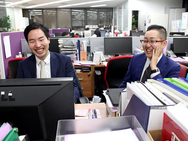 年齢が近いこともあり、社員同士とても仲が良い。