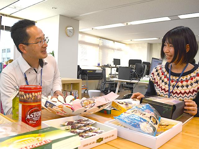 社員同士のコミュニケーションも多い同社。