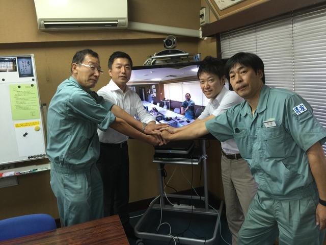 お客様とも一致団結！