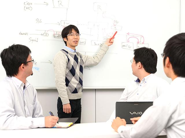 自分たちで考えてIIJサービスを作り上げていく喜びがある環境。