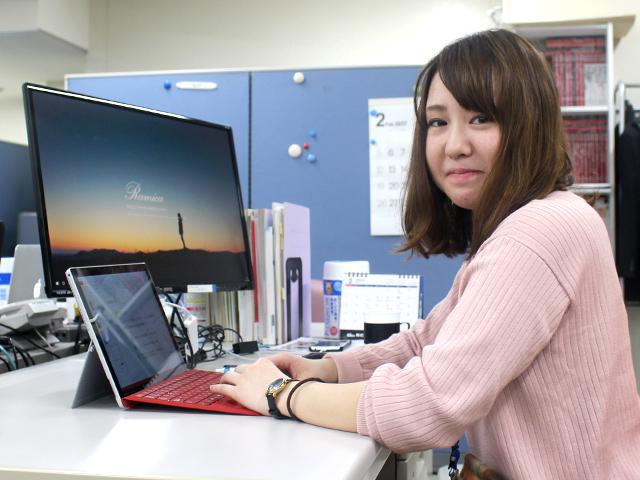 扱う製品にも言語にも制限はなく、意欲次第では本当に様々なことにチャレンジできる環境。