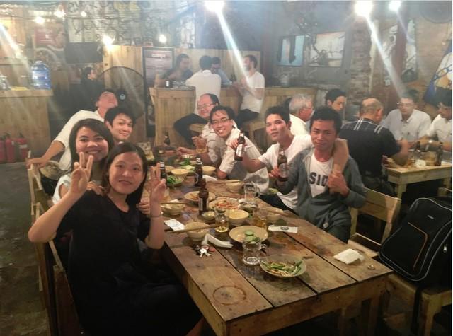 社員旅行時の食事会