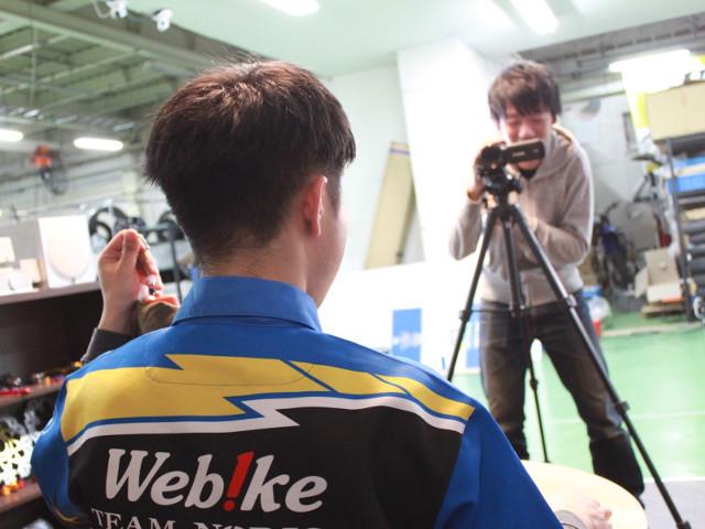 Youtubeウェビックチャンネルの撮影も自社スタッフがやっています