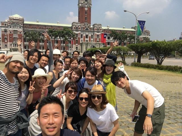 研修旅行の様子。