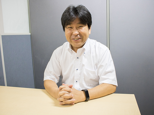 システム開発部部長・中川氏
同社のシステム開発部の成長を支えてきた第一人者だ。