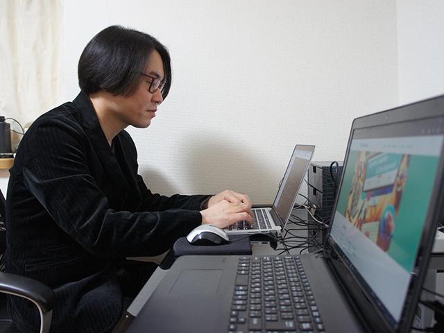 徐々に受託開発を進めていく意向