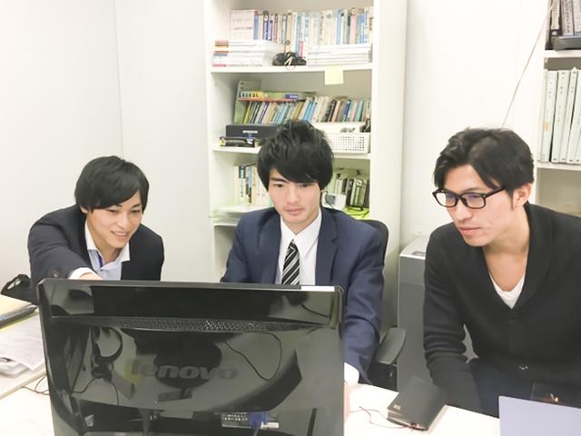 困ったことがあれば、誰にでもすぐに質問や相談ができるため、着実にスキルアップできる環境だ。