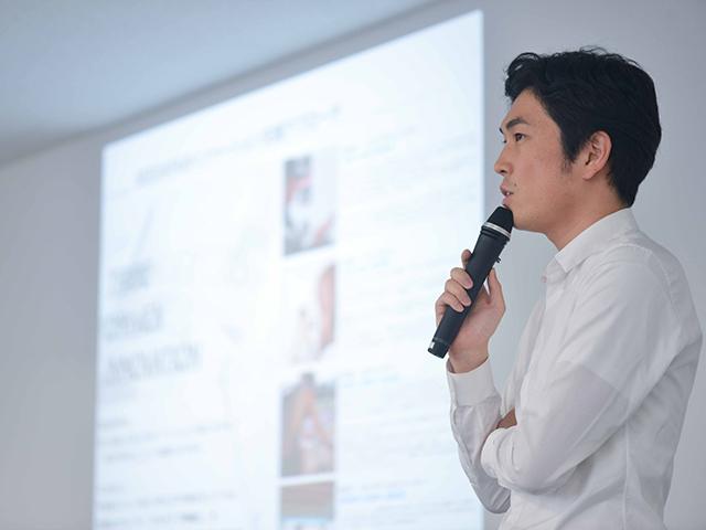 蓄積されたデータを使ってクライアント企業の新商品や新サービス、新規事業開発、オープンイノベーションをサポートしている。