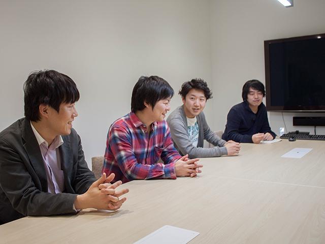 遊技機とエンタメ映像制作事業が連携された独自のフローをもつ同社。総合的な視野を持って働くことができる。