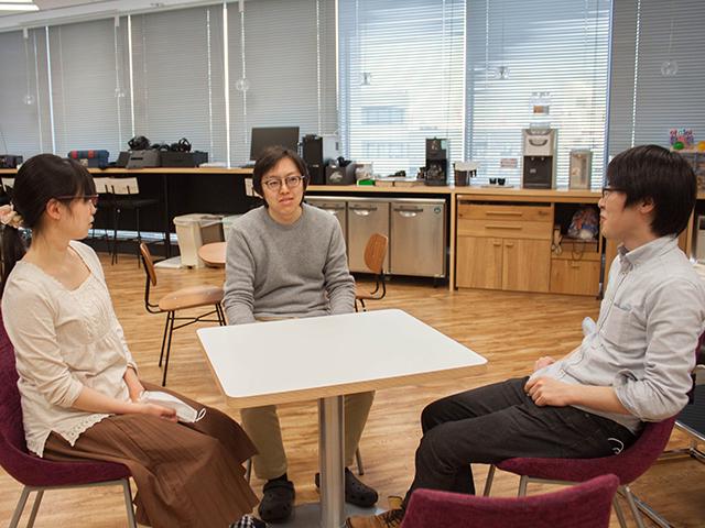 CMを作りたいとか、VRなどの新技術を取り入れたいなど、チャレンジ精神を尊重する同社。