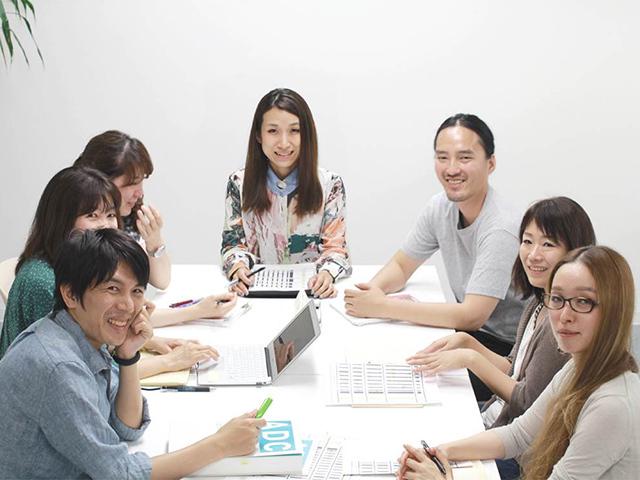 Webチームとグラフィックチームの合同ブレスト。