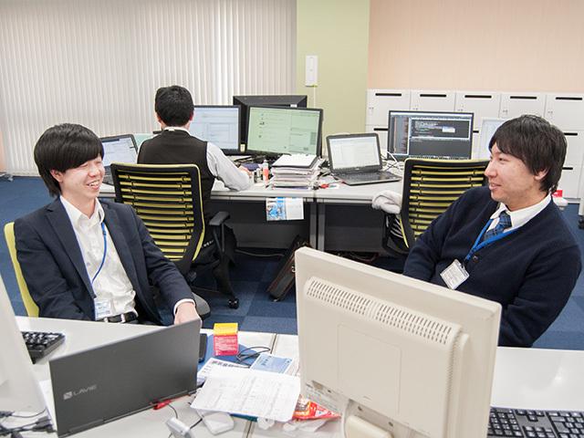 社員同士の中は非常に良く、至る所から明るい会話が聞こえてくる明るい職場だ。