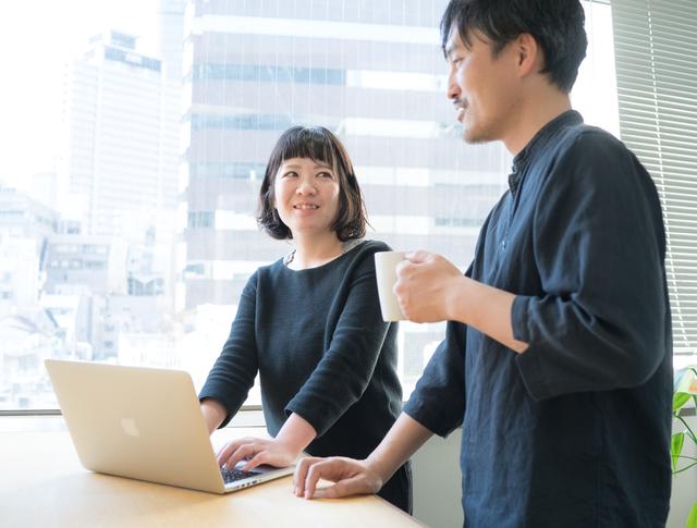 同僚との雑談を楽しみながら休憩。