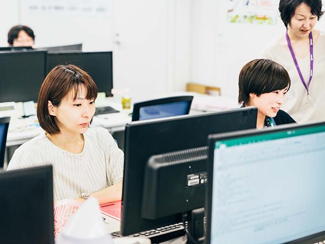 女性が働きやすい環境を整備しているのも同社の特徴の１つ。仕事と家庭をしっかりと両立できるという。