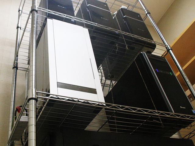 ニューロープのAIを支える、ハイスペックGPUを搭載したサーバたち。GPUへの投資は惜しみません！