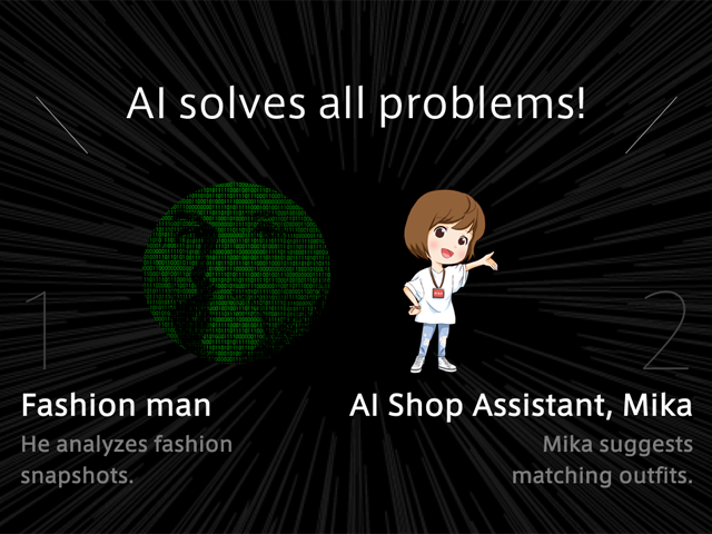 #CBKを通して蓄積された大量の教師データを元に、2つのAIを開発。