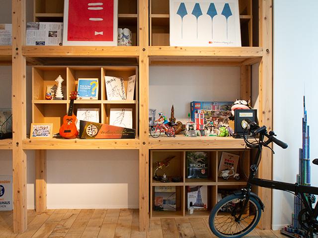 社内には、社員の遊び心を誘発すべく、様々な仕掛けが用意されている。通うのが楽しくなる、そんなオフィスだ。