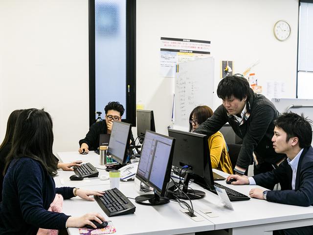 コンサルタント、プランナー、Webデザイナーが連携し、少数精鋭で活躍中。