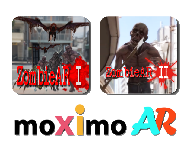 設立から1年半でARスマートフォンアプリ２本をリリースした。