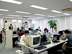 ゆとりのあるオフィス