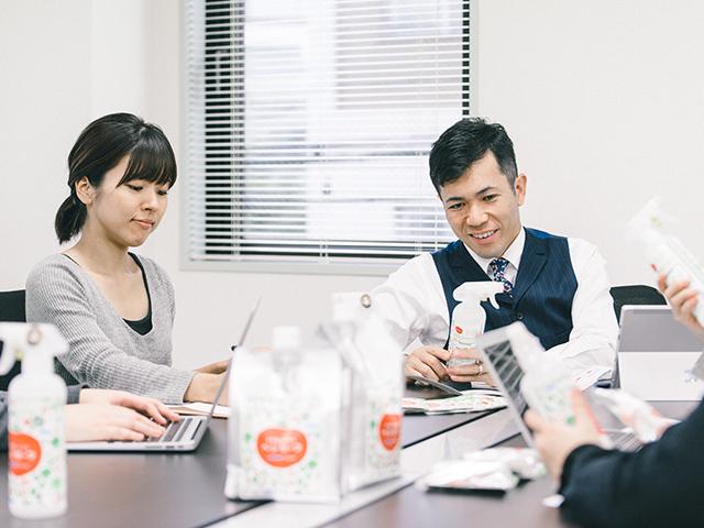 「食材を洗うときは水道水ではなくベジセーフで」を海外にも広めていきたいと熱く語る蓮見氏。