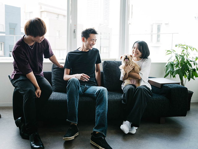 ランチや休憩で使用するリラックススペース。談笑しながら新規事業のアイデア出しをすることも