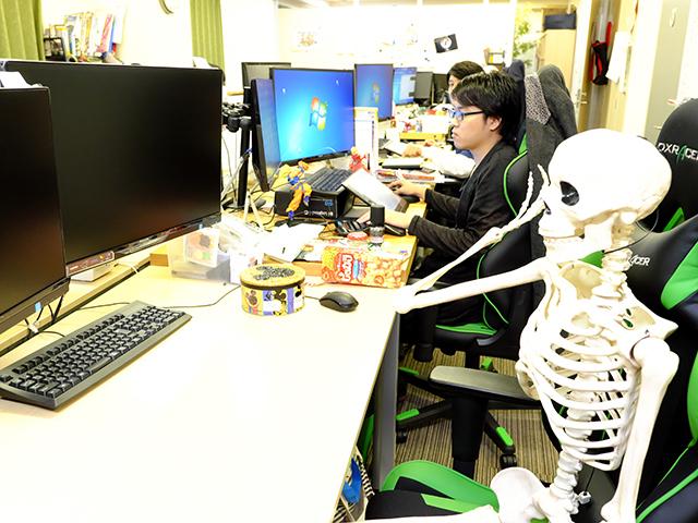 社内にはこんな遊び心も。クリエイティブな会社らしい一面だ。