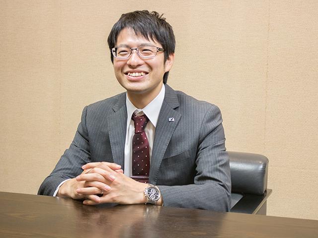 人事部 人事グループ　松賀 圭祐氏
同氏も元々開発部に所属していた技術者だという。