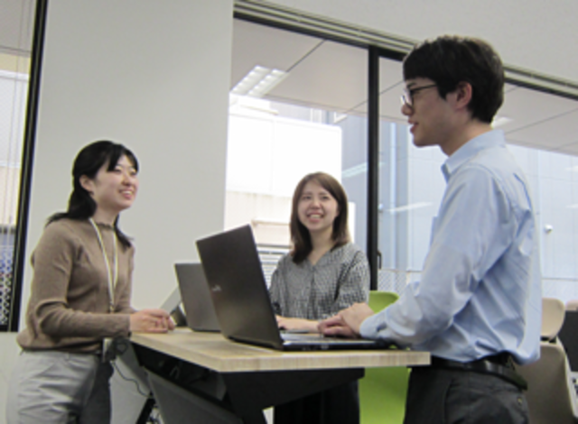 メンバー同士のコミュニケーションも多い同社。