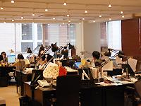 落ち着いた雰囲気のオフィス