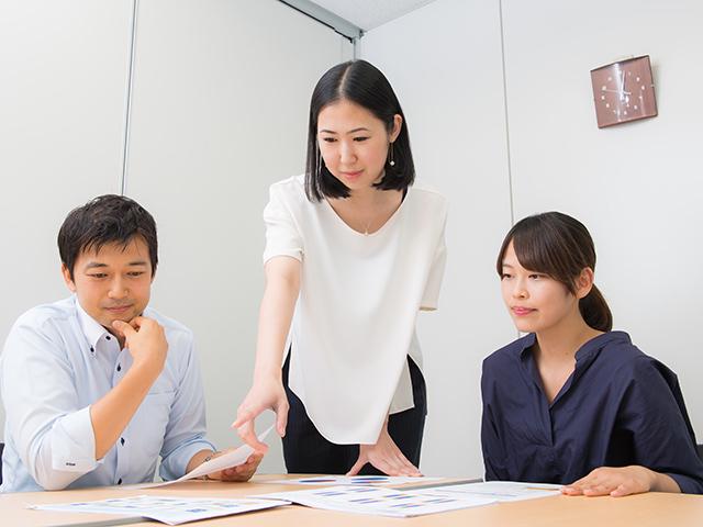 現場から新しいアイデアや企画を発信していくボトムアップの風土が特徴の一つ。能動的に活躍していきたいという人にはピッタリの環境だ。