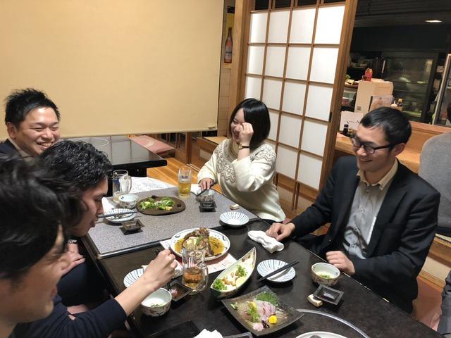 愛媛県松山市で開催したパートナー会社さんとの新年会