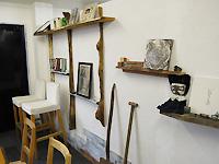 ディスプレイも個性的