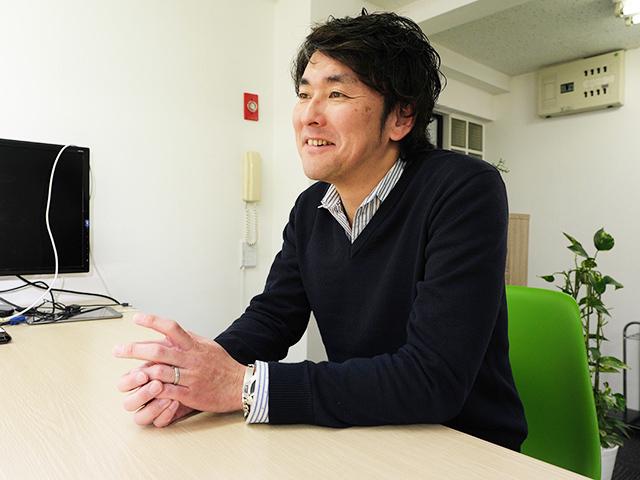 代表取締役　 大橋 功季氏
自社サービスによるストックビジネスで、"脱労働集約"を目指す。