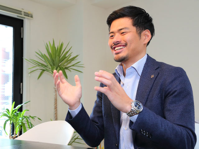 代表者　谷口 翔太氏
学生時代から経営に興味を持ち、在学中にベンチャー企業で修行を積む。