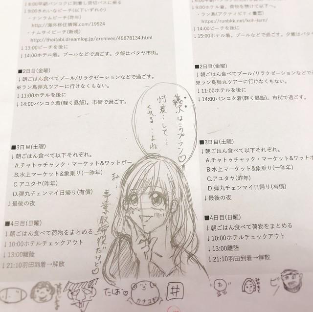 社員旅行のプランはどれがいいか聞いただけなのに。。。クリエイティブのスパイラルや～(彦摩呂)。